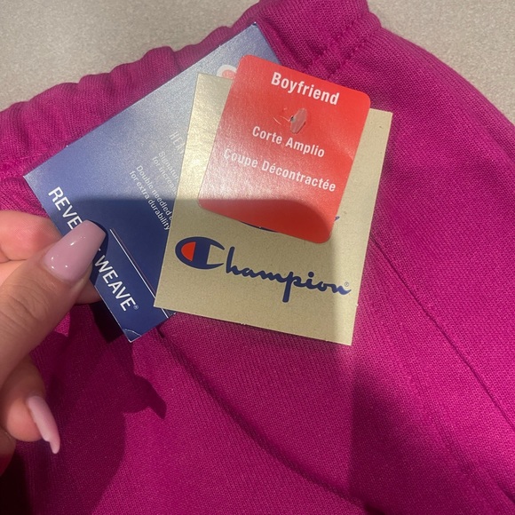 Pink champion bnwt reverse weave sweat pants never worn - Picture 4 of 5
